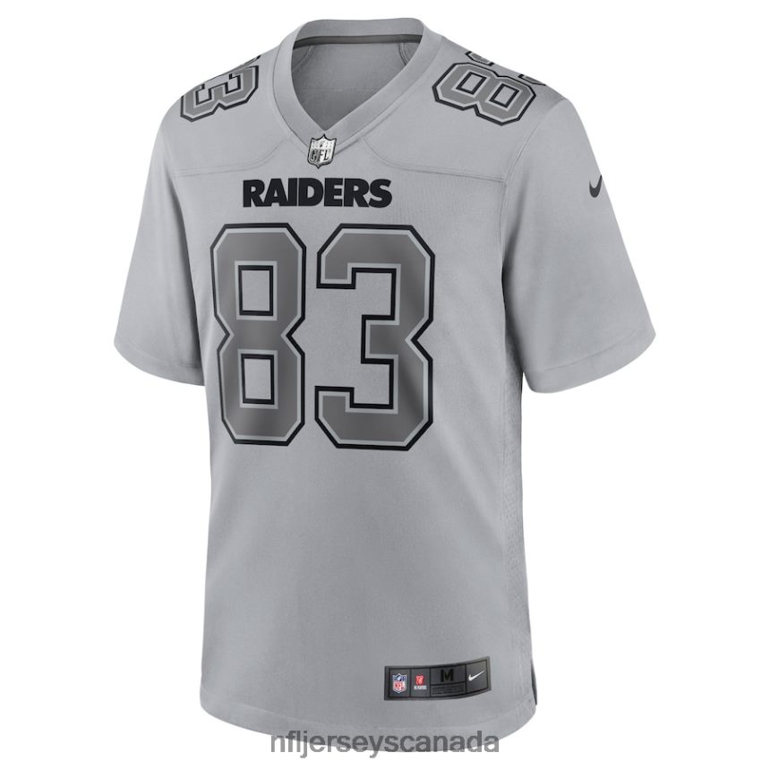 Men Las Vegas Raiders Darren Waller Nike Gray Atmosphere Fashion Game Jersey Clothing NFL TBXFR61323