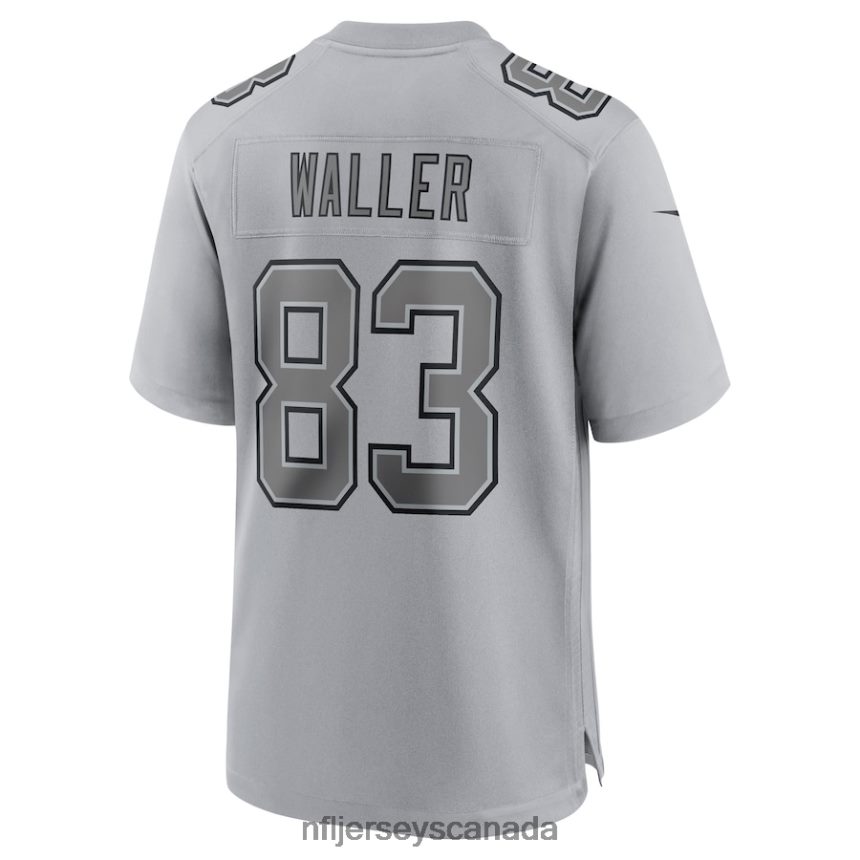 Men Las Vegas Raiders Darren Waller Nike Gray Atmosphere Fashion Game Jersey Clothing NFL TBXFR61323