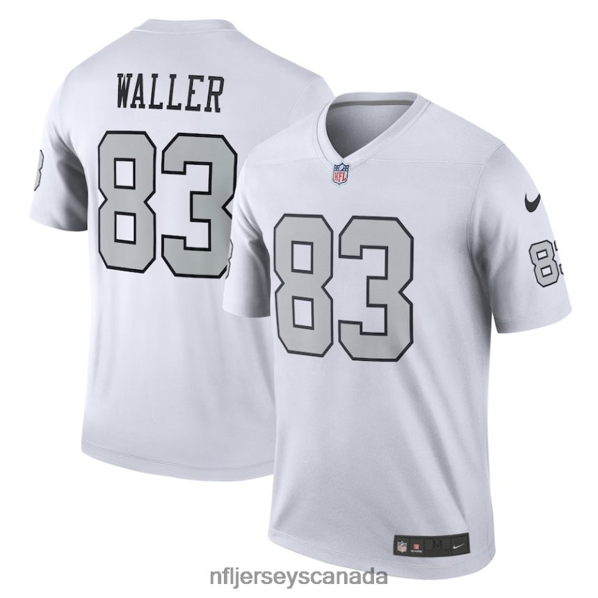 Men Las Vegas Raiders Darren Waller Nike White Alternate Legend Jersey Clothing NFL TBXFR6736