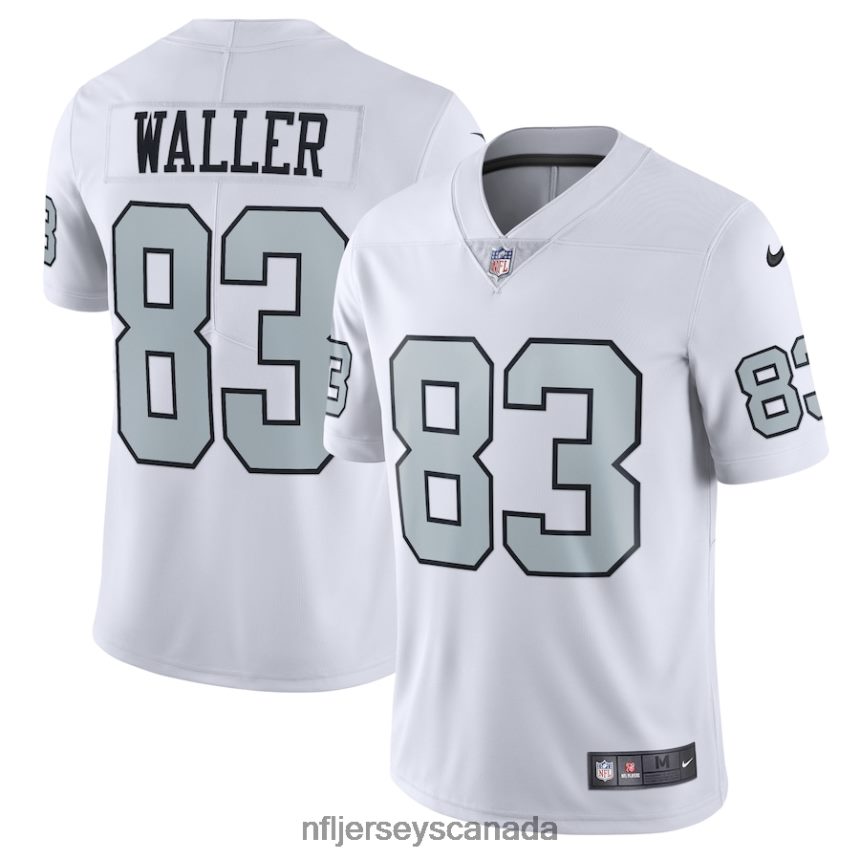 Men Las Vegas Raiders Darren Waller Nike White Alternate Vapor Limited Jersey Clothing NFL TBXFR62196