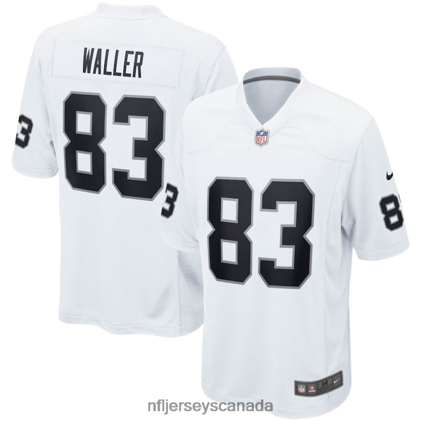 Men Las Vegas Raiders Darren Waller Nike White Game Jersey Clothing NFL TBXFR61902