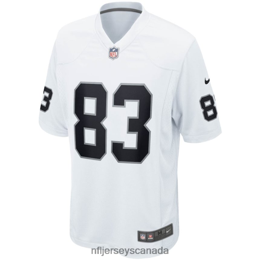 Men Las Vegas Raiders Darren Waller Nike White Game Jersey Clothing NFL TBXFR61902