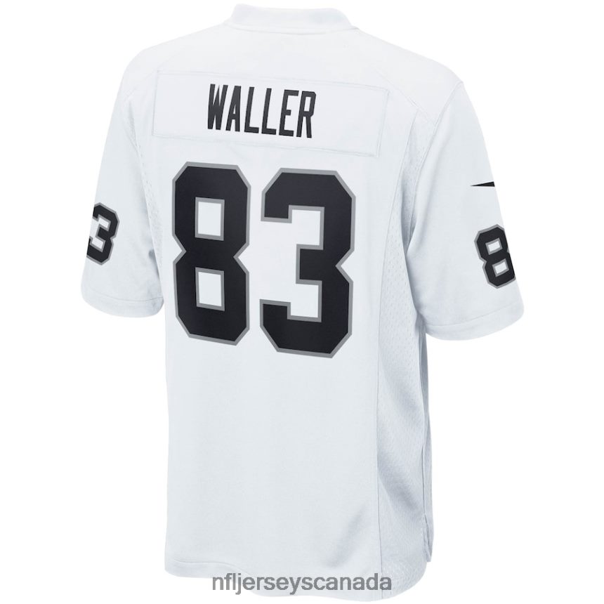 Men Las Vegas Raiders Darren Waller Nike White Game Jersey Clothing NFL TBXFR61902