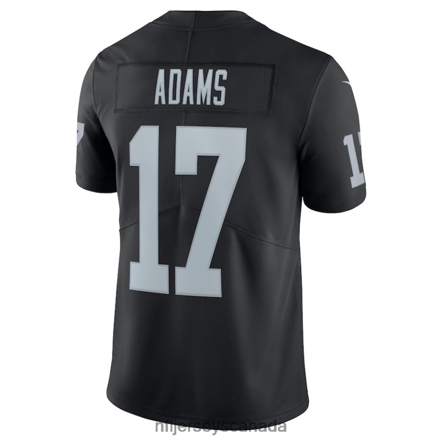 Men Las Vegas Raiders Davante Adams Nike Black Vapor Limited Jersey Clothing NFL TBXFR659