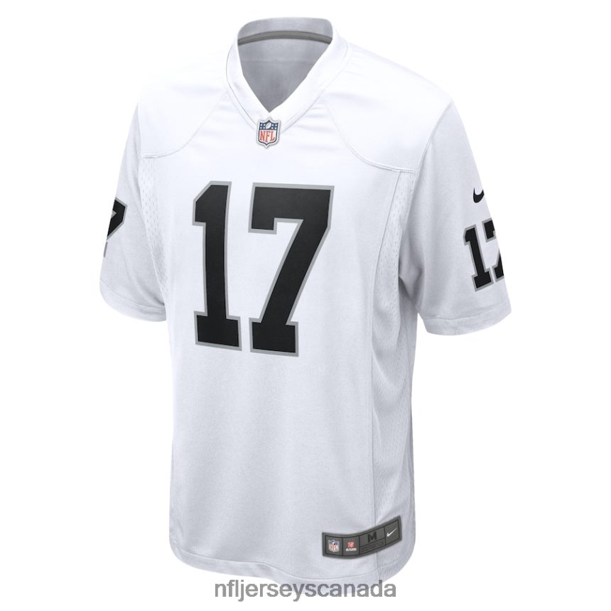 Men Las Vegas Raiders Davante Adams Nike White Game Jersey Clothing NFL TBXFR6283