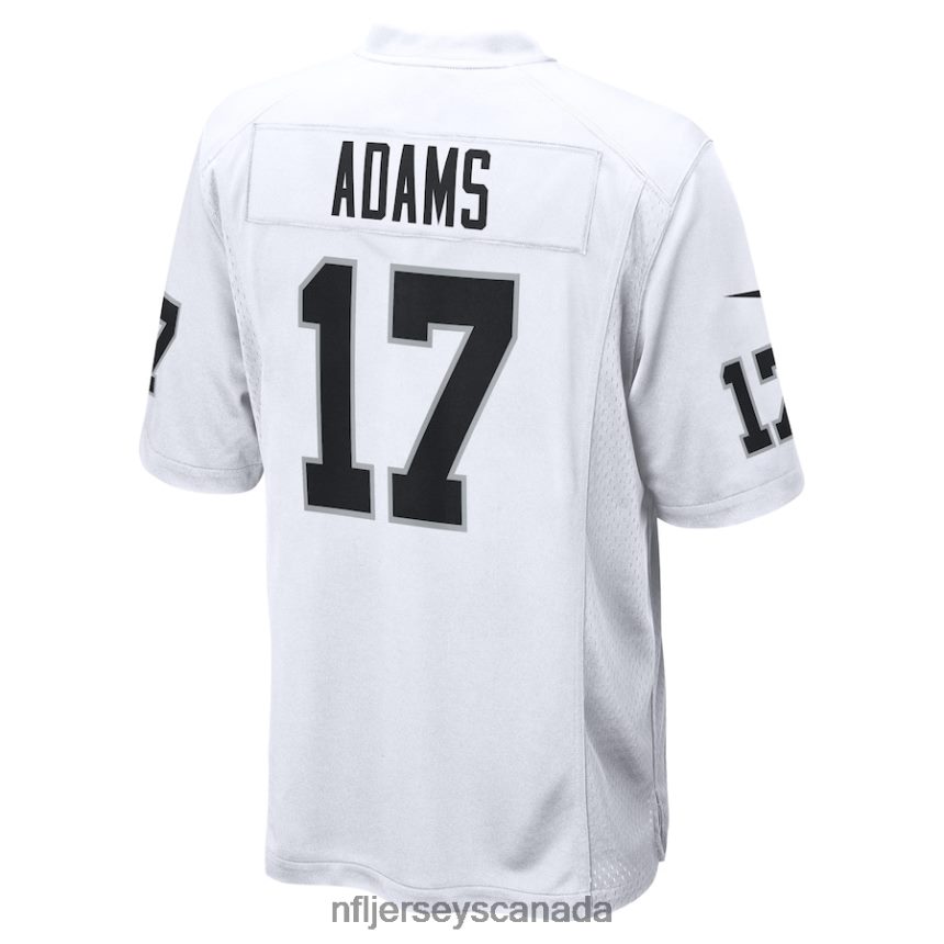 Men Las Vegas Raiders Davante Adams Nike White Game Jersey Clothing NFL TBXFR6283