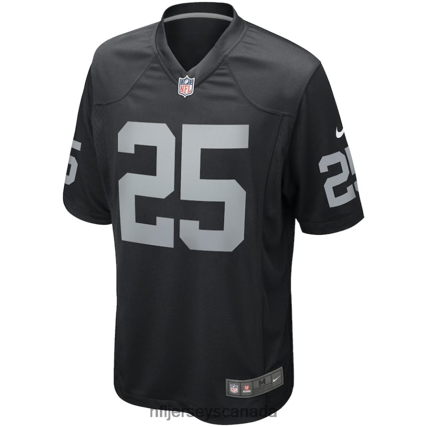 Men Las Vegas Raiders Fred Biletnikoff Nike Black Game Retired Player Jersey Clothing NFL TBXFR61005