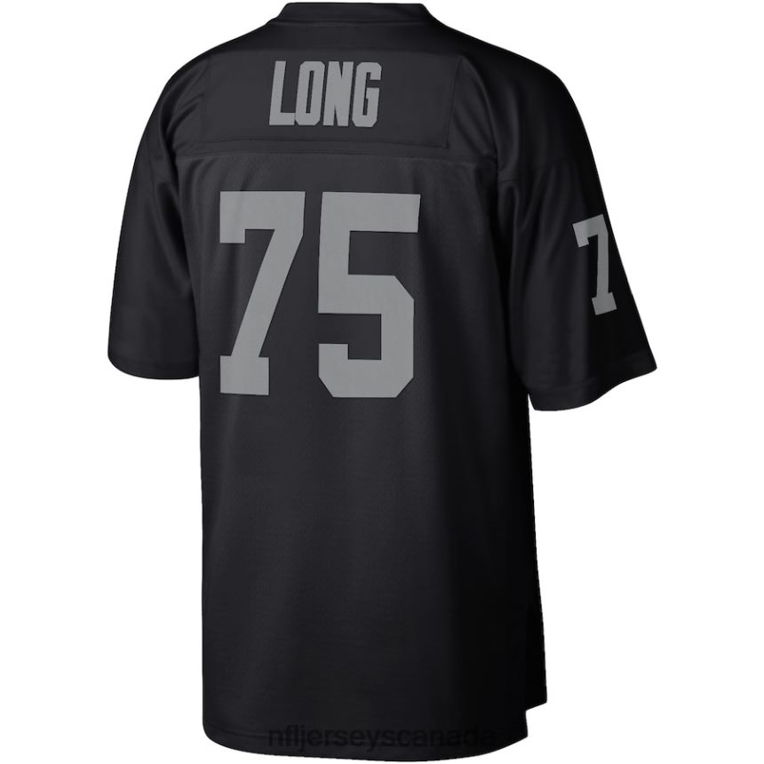 Men Las Vegas Raiders Howie Long Mitchell  Ness Black Legacy Replica Jersey Clothing NFL TBXFR63085