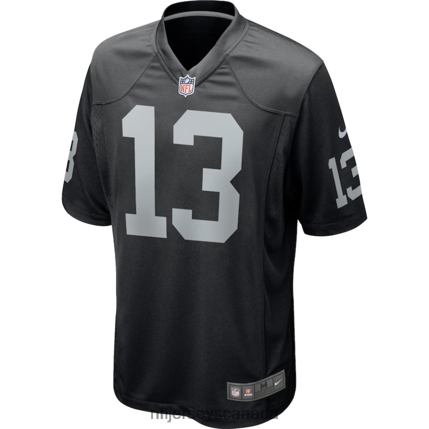 Men Las Vegas Raiders Hunter Renfrow Nike Black Game Player Jersey Clothing NFL TBXFR62149
