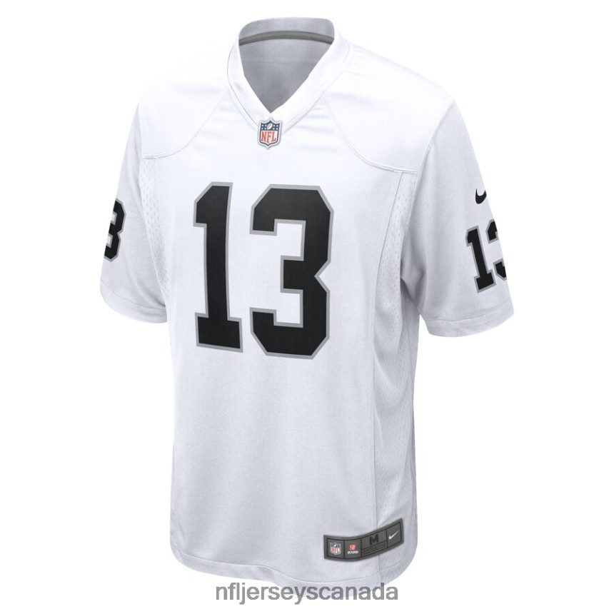 Men Las Vegas Raiders Hunter Renfrow Nike White Game Player Jersey Clothing NFL TBXFR61723