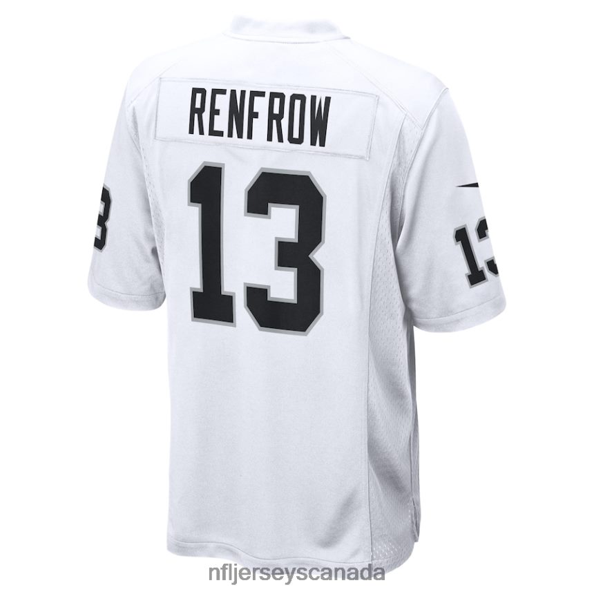Men Las Vegas Raiders Hunter Renfrow Nike White Game Player Jersey Clothing NFL TBXFR61723