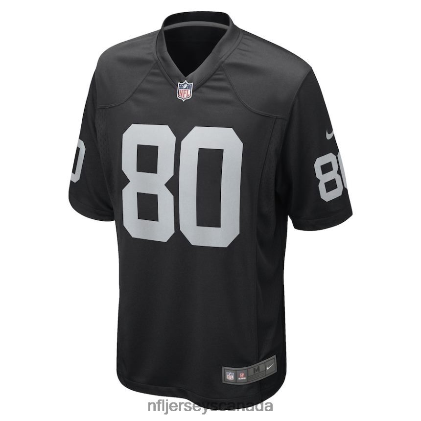 Men Las Vegas Raiders Jesper Horsted Nike Black Game Player Jersey Clothing NFL TBXFR66145