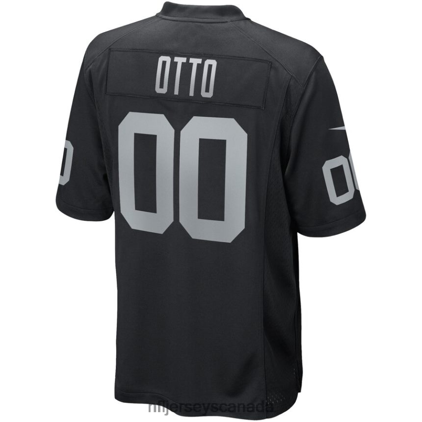 Men Las Vegas Raiders Jim Otto Nike Black Game Retired Player Jersey Clothing NFL TBXFR62441