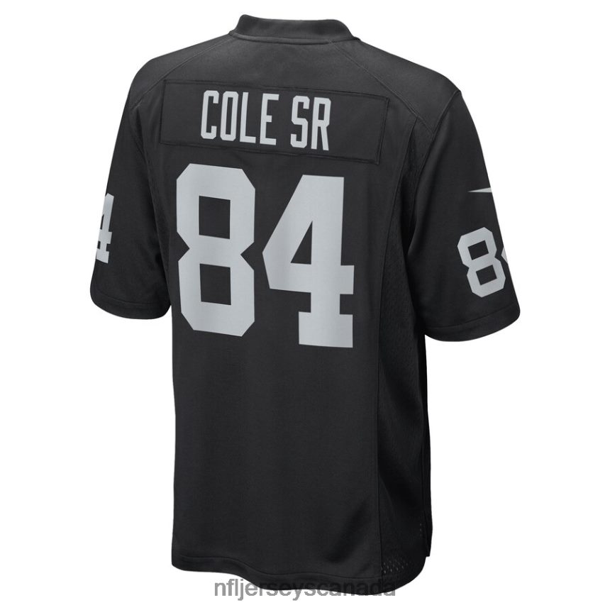 Men Las Vegas Raiders Keelan Cole Nike Black Game Player Jersey Clothing NFL TBXFR66603