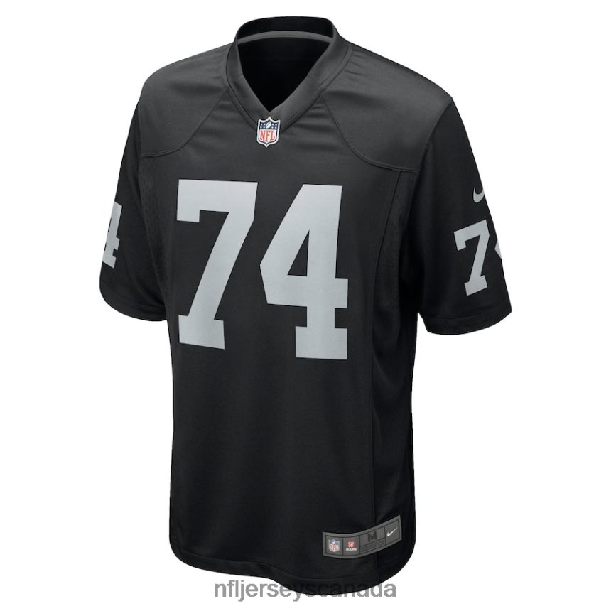 Men Las Vegas Raiders Kolton Miller Nike Black Game Jersey Clothing NFL TBXFR61678