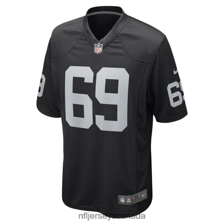 Men Las Vegas Raiders Myron Tagovailoa-Amosa Nike Black Game Player Jersey Clothing NFL TBXFR65695