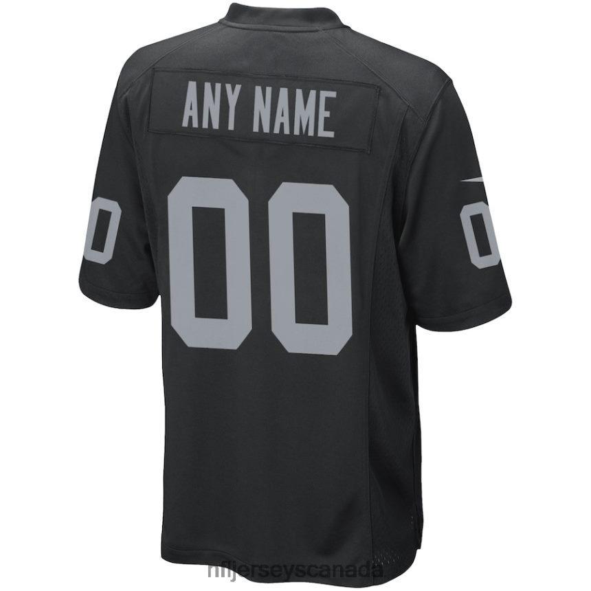 Men Las Vegas Raiders Nike Black Custom Game Jersey Clothing NFL TBXFR620