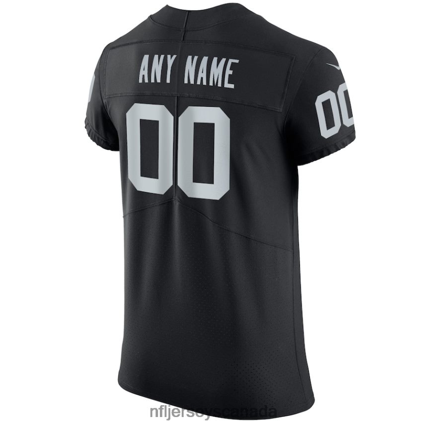 Men Las Vegas Raiders Nike Black Vapor Untouchable Custom Elite Jersey Clothing NFL TBXFR6612