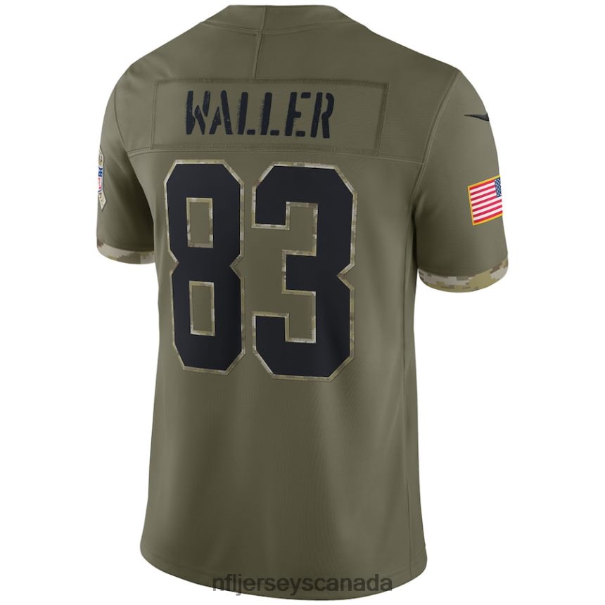 Men Las Vegas Raiders Nike Olive 2022 Salute To Service Limited Jersey Clothing NFL TBXFR61333