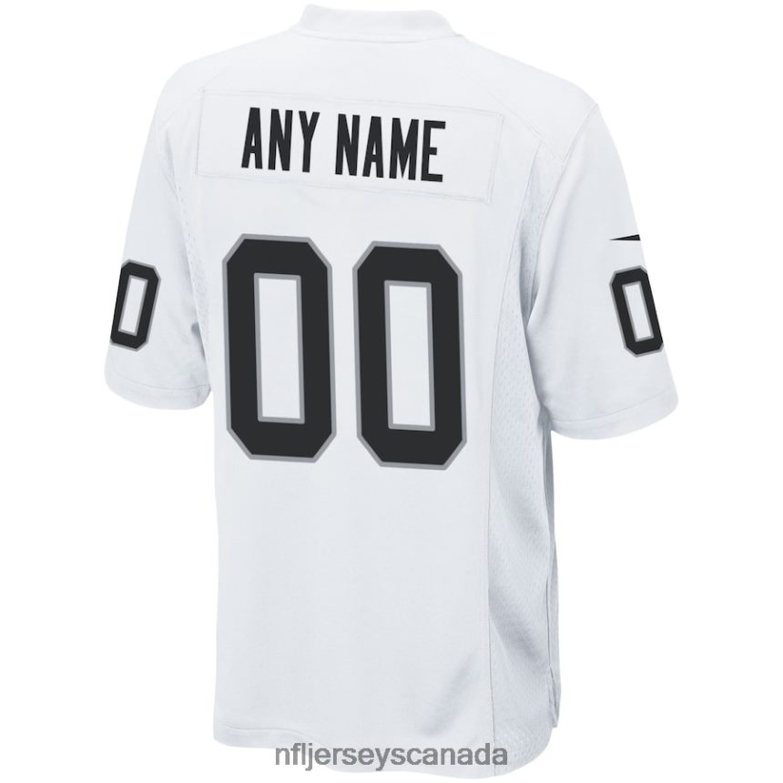 Men Las Vegas Raiders Nike White Custom Game Jersey Clothing NFL TBXFR6280