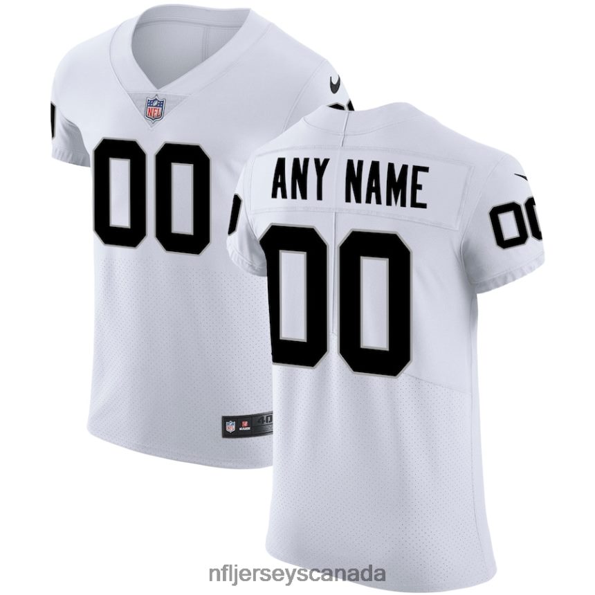 Men Las Vegas Raiders Nike White Vapor Untouchable Custom Elite Jersey Clothing NFL TBXFR6613