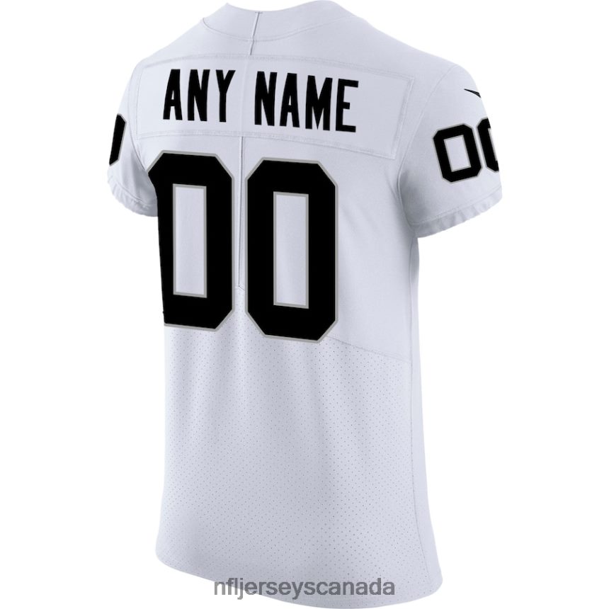 Men Las Vegas Raiders Nike White Vapor Untouchable Custom Elite Jersey Clothing NFL TBXFR6613