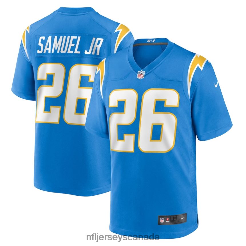 Men Los Angeles Chargers Asante Samuel Jr Nike Powder Blue Game Player Jersey Clothing NFL TBXFR61489