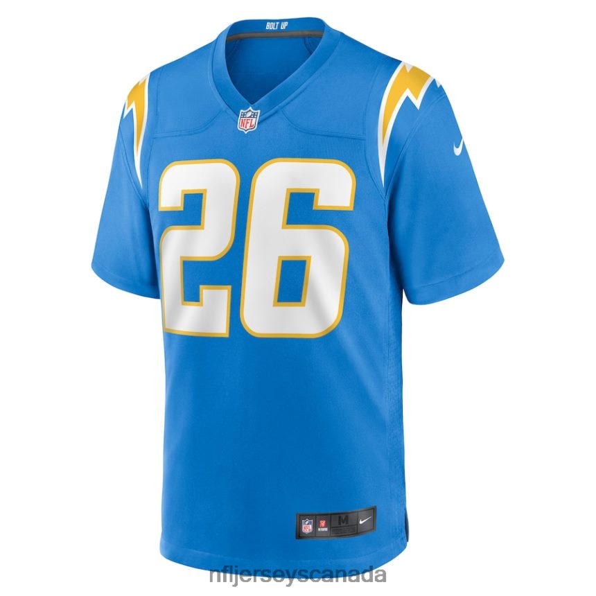 Men Los Angeles Chargers Asante Samuel Jr Nike Powder Blue Game Player Jersey Clothing NFL TBXFR61489