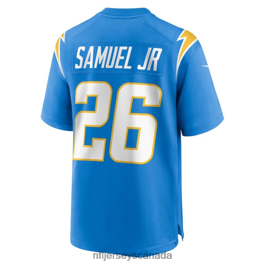 Men Los Angeles Chargers Asante Samuel Jr Nike Powder Blue Game Player Jersey Clothing NFL TBXFR61489