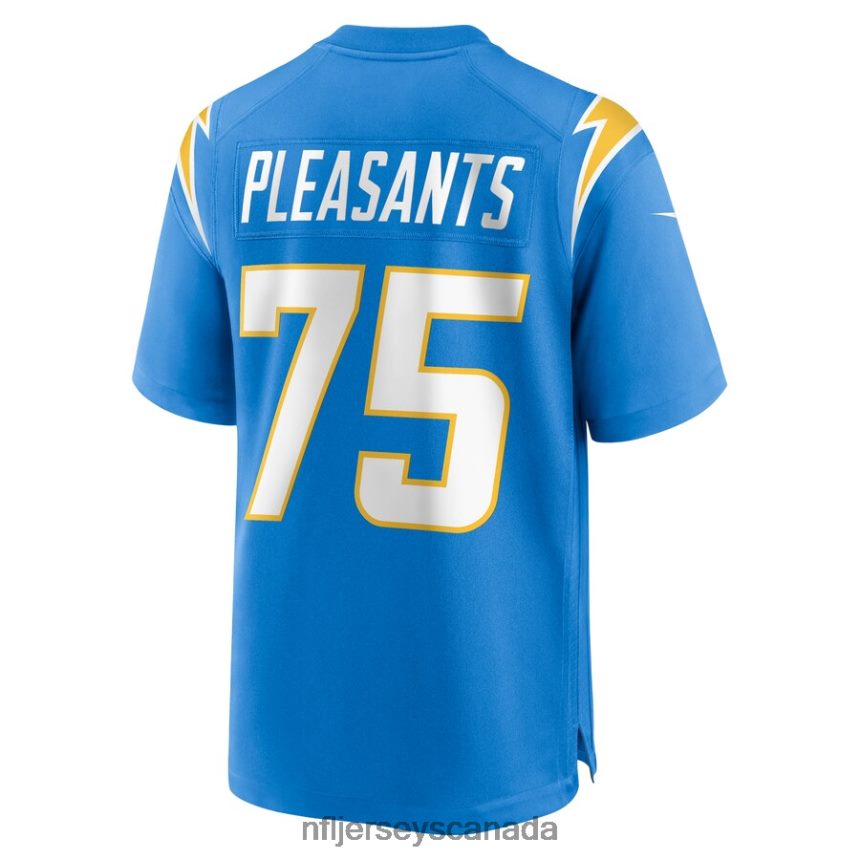 Men Los Angeles Chargers Austen Pleasants Nike Powder Blue Home Game Player Jersey Clothing NFL TBXFR66627