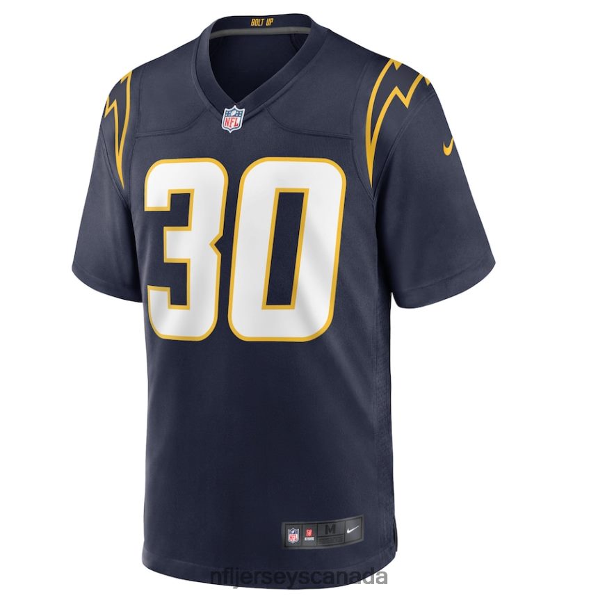 Men Los Angeles Chargers Austin Ekeler Nike Navy Alternate Game Jersey Clothing NFL TBXFR66439