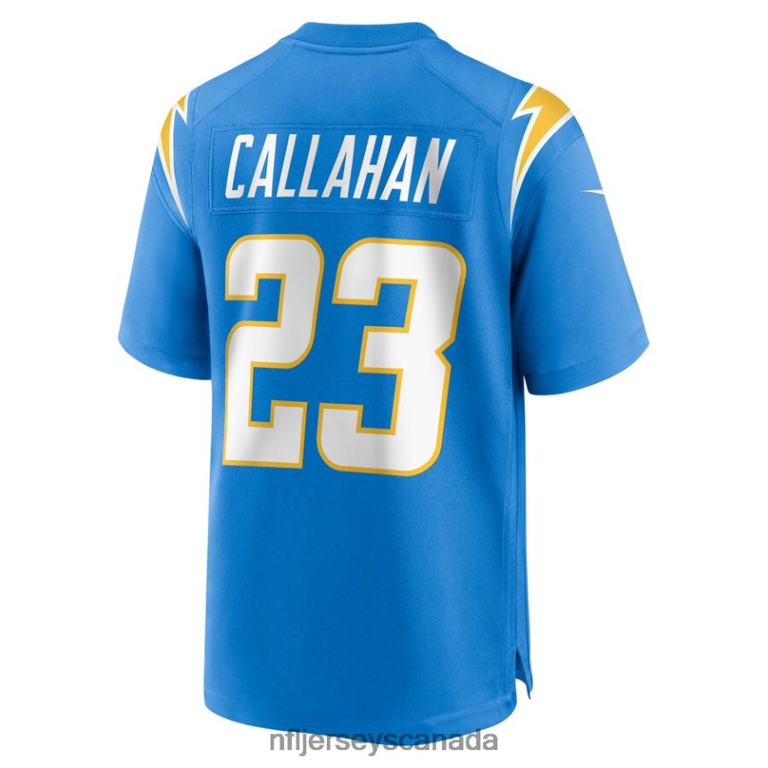 Men Los Angeles Chargers Bryce Callahan Nike Powder Blue Game Jersey Clothing NFL TBXFR64759