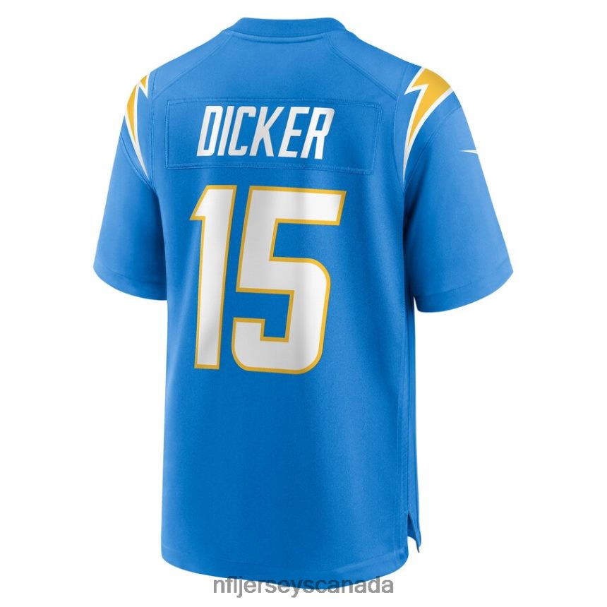 Men Los Angeles Chargers Cameron Dicker Nike Powder Blue Game Player Jersey Clothing NFL TBXFR63297