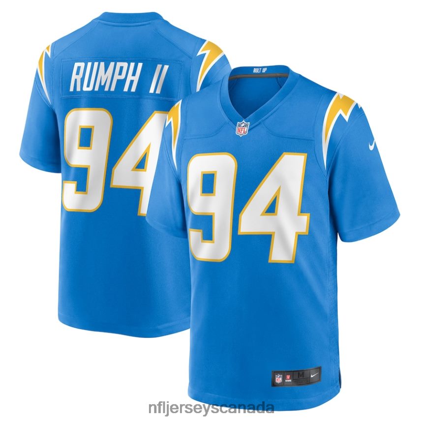 Men Los Angeles Chargers Chris Rumph II Nike Powder Blue Game Jersey Clothing NFL TBXFR64756