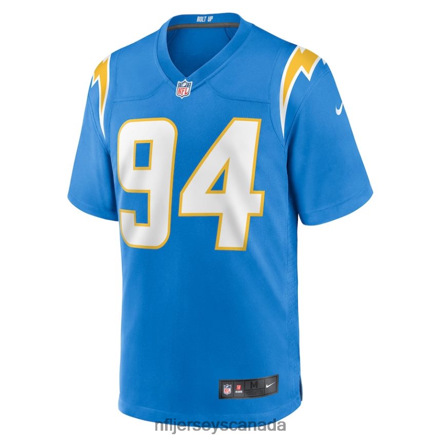 Men Los Angeles Chargers Chris Rumph II Nike Powder Blue Game Jersey Clothing NFL TBXFR64756