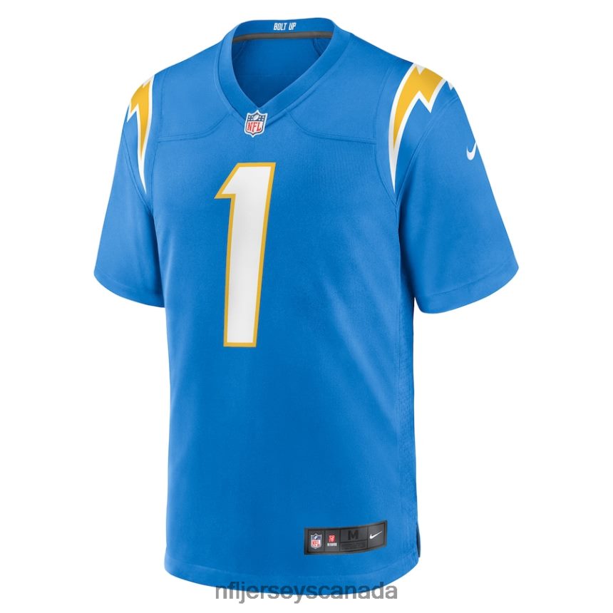 Men Los Angeles Chargers DeAndre Carter Nike Powder Blue Home Game Player Jersey Clothing NFL TBXFR64634
