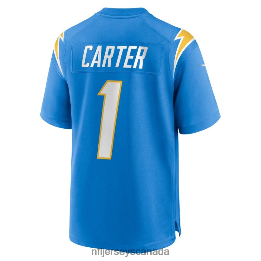 Men Los Angeles Chargers DeAndre Carter Nike Powder Blue Home Game Player Jersey Clothing NFL TBXFR64634