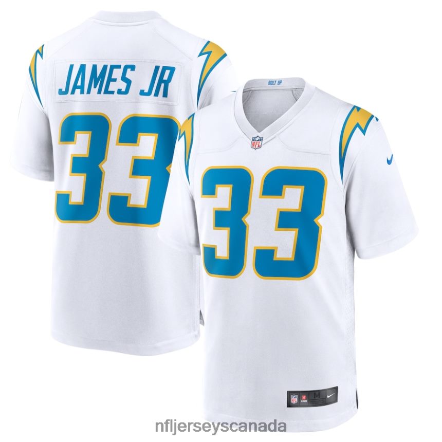 Men Los Angeles Chargers Derwin James Nike White Game Jersey Clothing NFL TBXFR63631