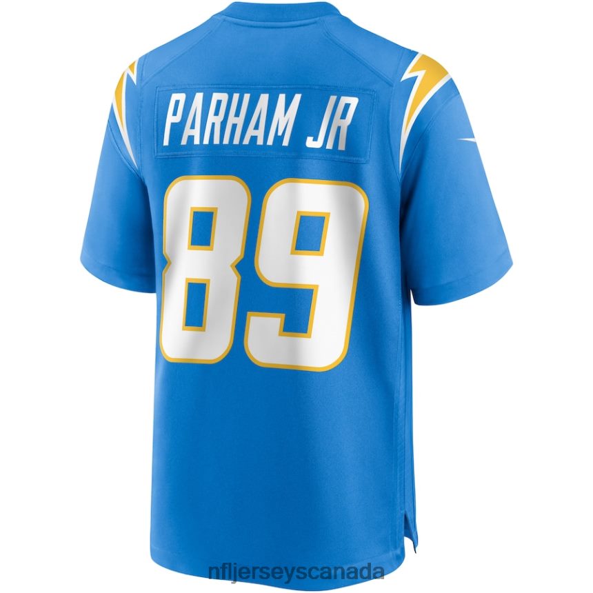 Men Los Angeles Chargers Donald Parham Jr Nike Powder Blue Game Jersey Clothing NFL TBXFR63801