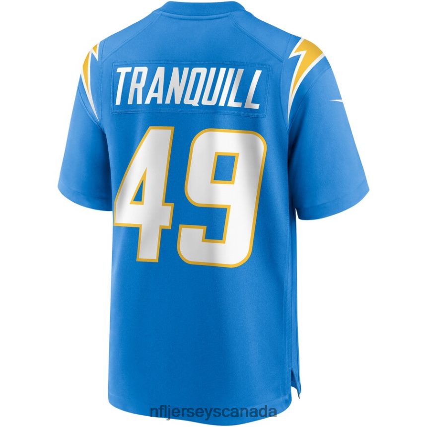 Men Los Angeles Chargers Drue Tranquill Nike Powder Blue Game Jersey Clothing NFL TBXFR6793