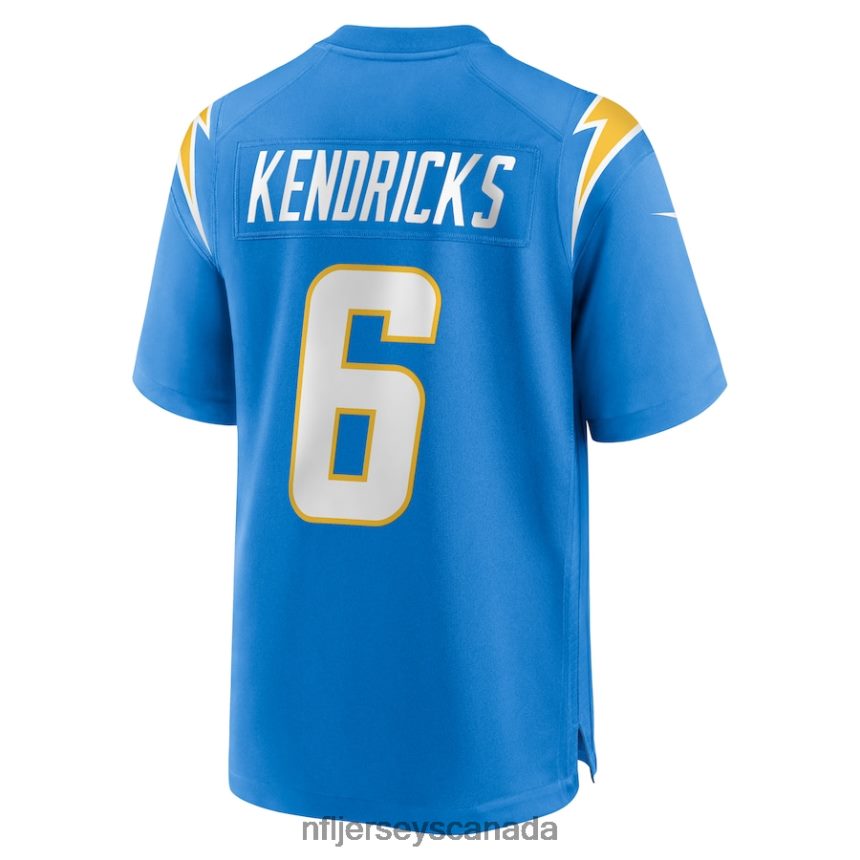 Men Los Angeles Chargers Eric Kendricks Nike Powder Blue Game Player Jersey Clothing NFL TBXFR6958