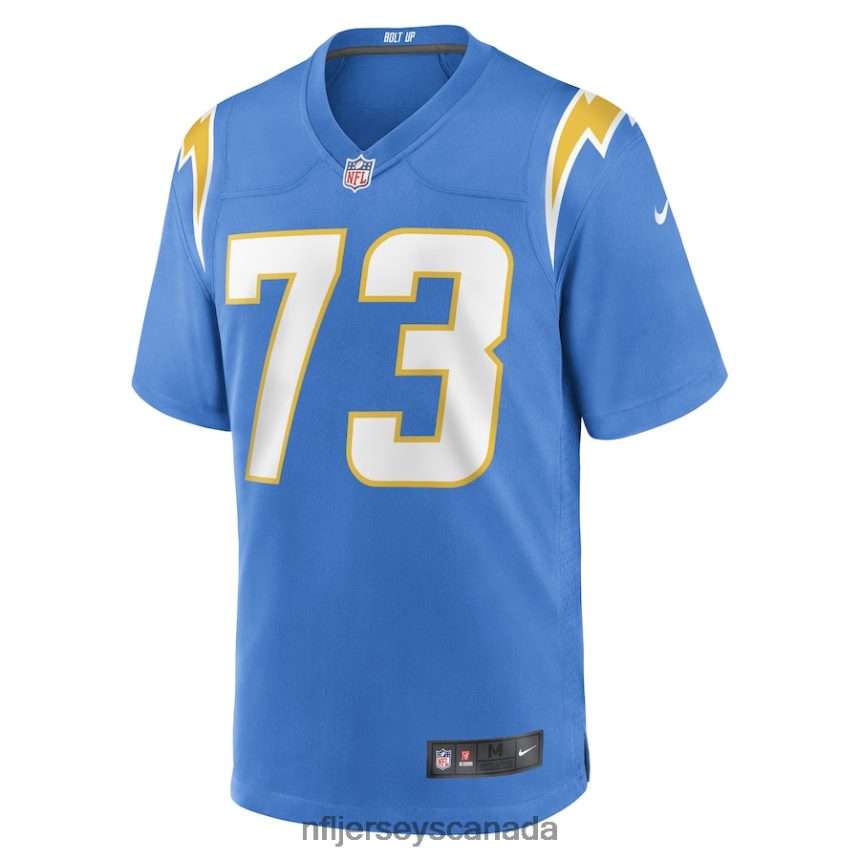 Men Los Angeles Chargers Foster Sarell Nike Powder Blue Game Player Jersey Clothing NFL TBXFR64791