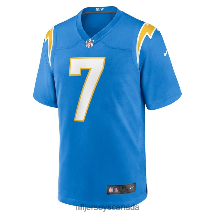 Men Los Angeles Chargers Gerald Everett Nike Powder Blue Player Game Jersey Clothing NFL TBXFR63367