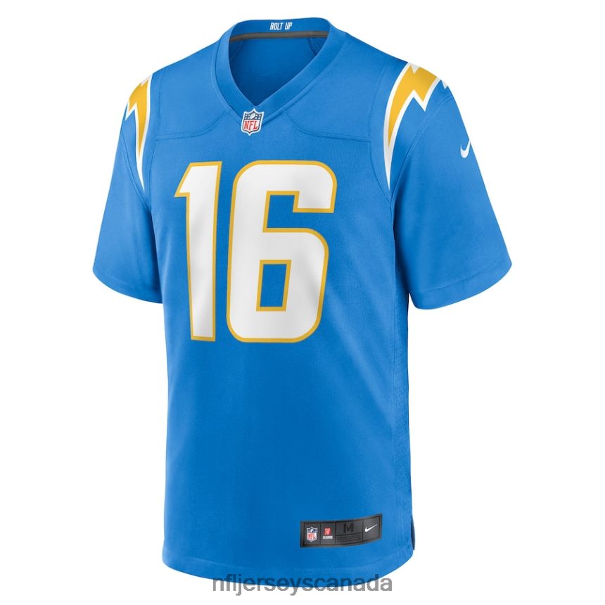 Men Los Angeles Chargers JK Scott Nike Powder Blue Game Jersey Clothing NFL TBXFR66341