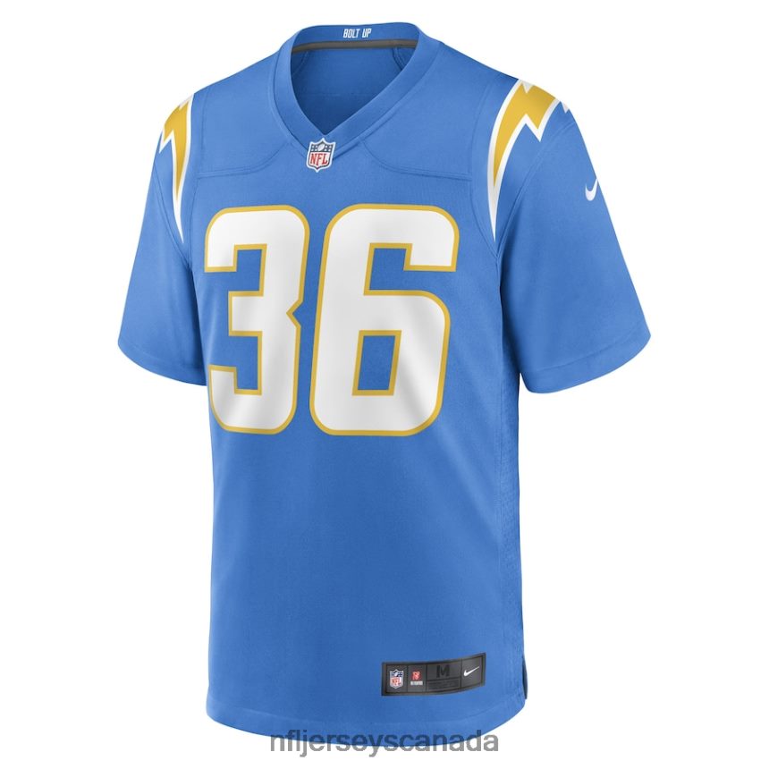 Men Los Angeles Chargers Ja\Sir Taylor Nike Powder Blue Game Player Jersey Clothing NFL TBXFR64772
