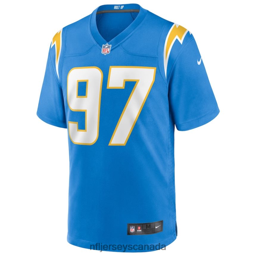 Men Los Angeles Chargers Joey Bosa Nike Powder Blue Game Player Jersey Clothing NFL TBXFR61402