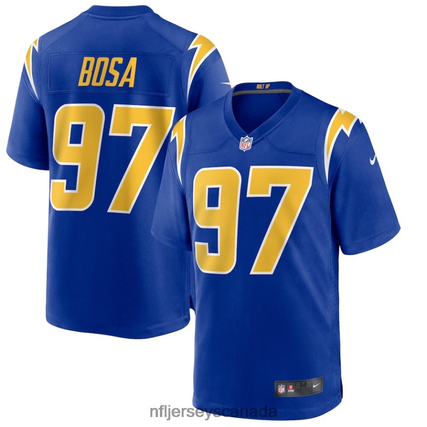 Men Los Angeles Chargers Joey Bosa Nike Royal 2nd Alternate Game Jersey Clothing NFL TBXFR67015