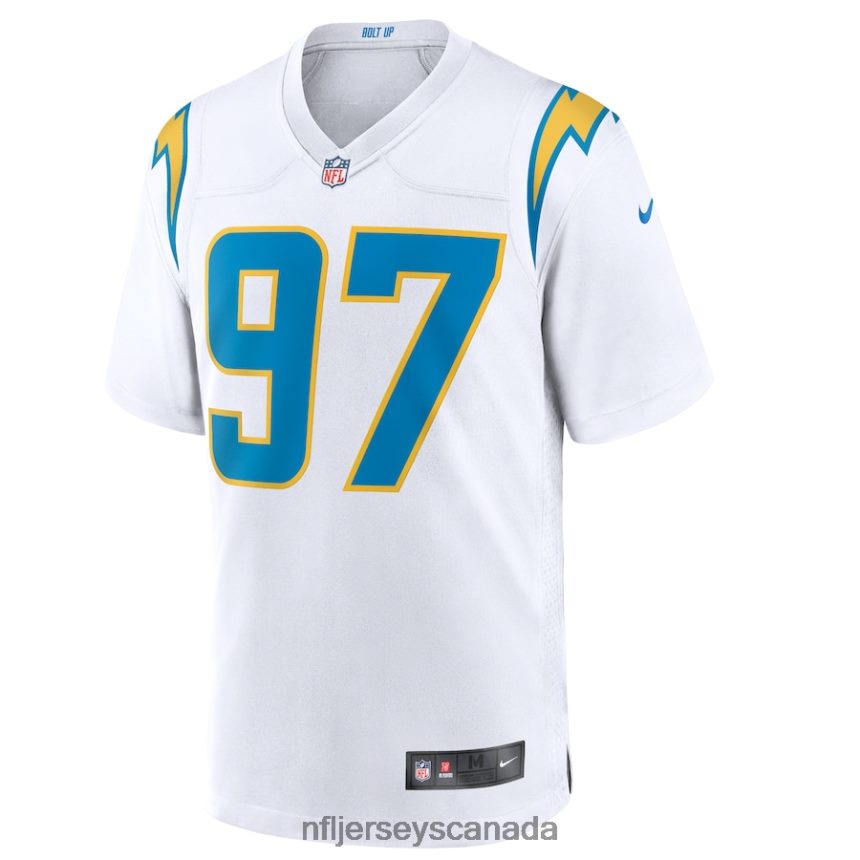 Men Los Angeles Chargers Joey Bosa Nike White Game Jersey Clothing NFL TBXFR62595