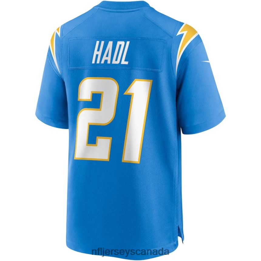 Men Los Angeles Chargers John Hadl Nike Powder Blue Game Retired Player Jersey Clothing NFL TBXFR65341