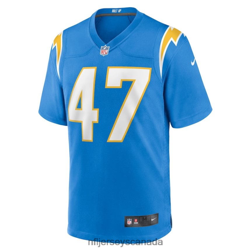 Men Los Angeles Chargers Josh Harris Nike Powder Blue Game Jersey Clothing NFL TBXFR64754